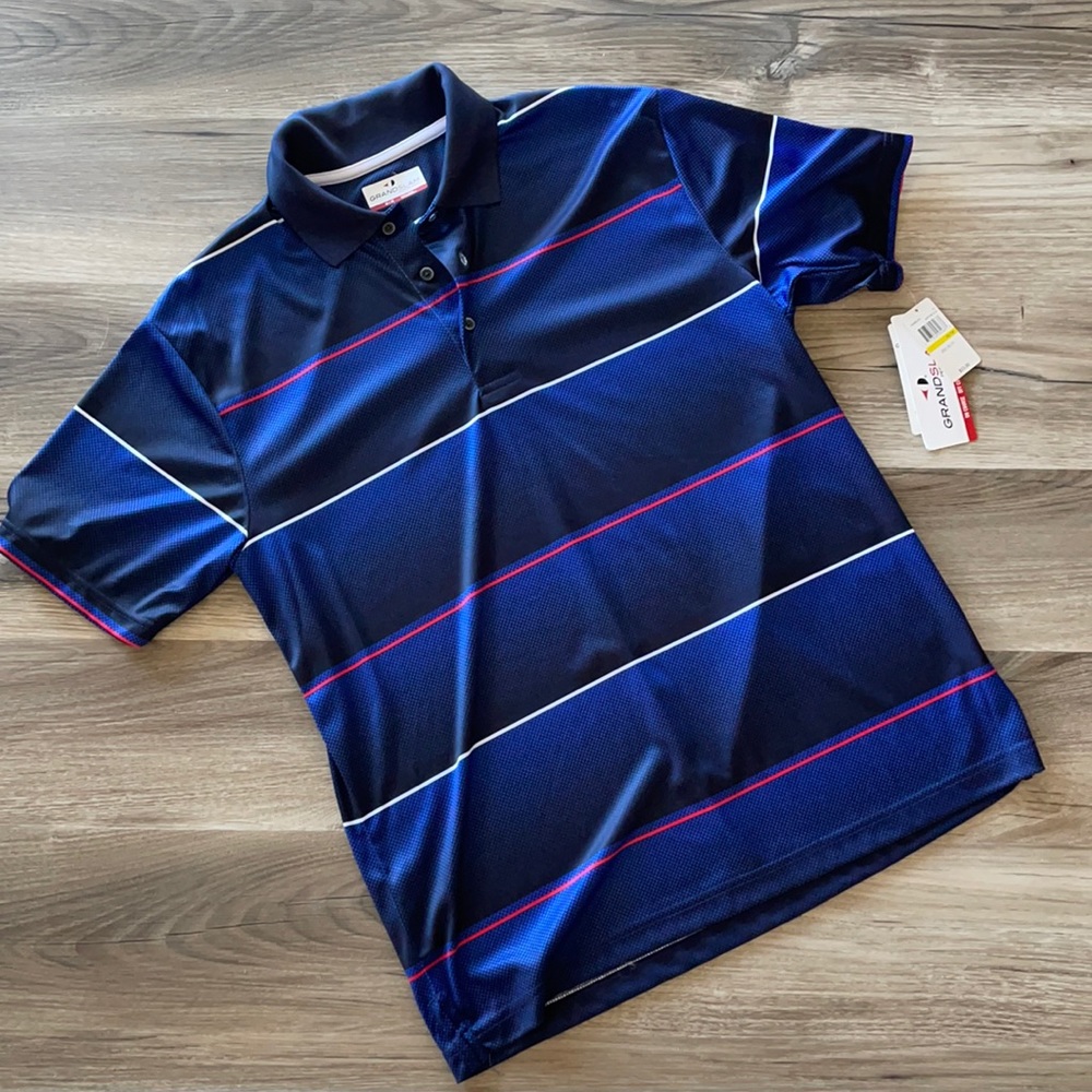 🆕Grand Slam Performance Stretch Short Sleeve Men’s Polo